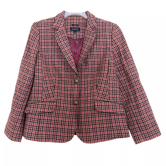 Talbots Aberdeen Shetland Wool Blend Jacket Blazer 16 Business Casual Office - Picture 4 of 14